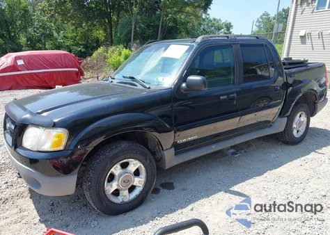 2001 Ford Explorer Sport Trac из США, поврежденный, VIN 1FMZU77EX1UA86462